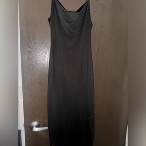 Chic Black Strapless Dress